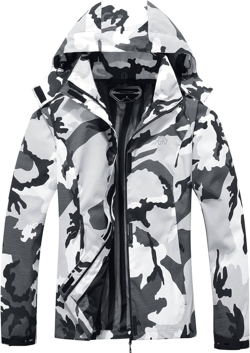 Women'S Waterproof Rain Jacket Lightweight Hooded Raincoat for Hiking Travel Outdoor