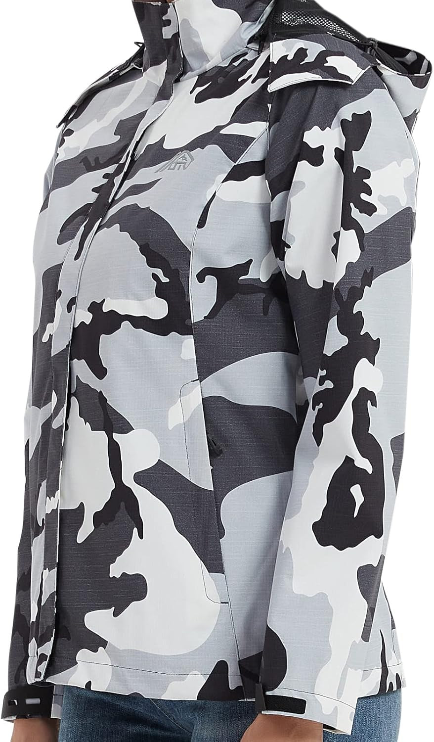 Women'S Waterproof Rain Jacket Lightweight Hooded Raincoat for Hiking Travel Outdoor